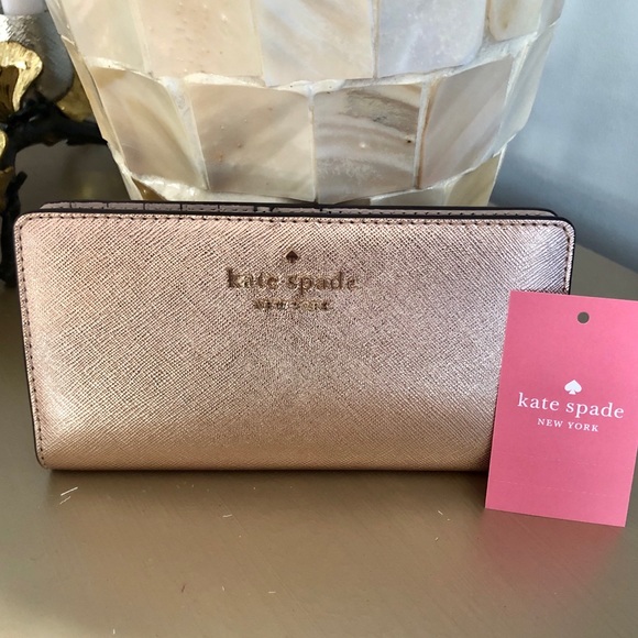 KATE♠️SPADE Staci Colorblock MD Satchel + Wallet - Picture 8 of 10